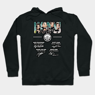 Hawaii Five 0 Tv Series Signatures Hoodie